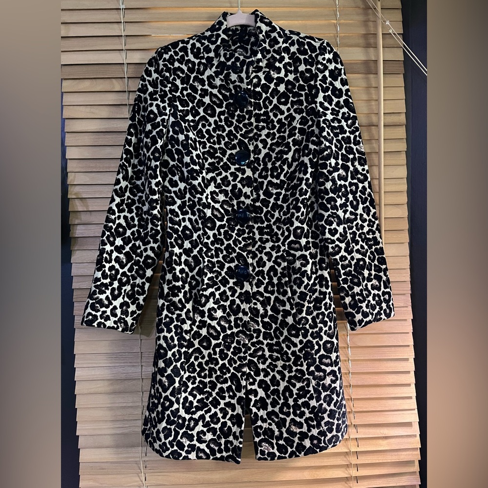 Leopard Print Coat (Le Chateau, XS)